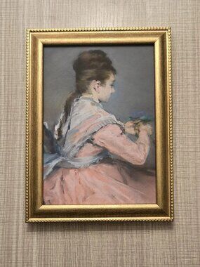 Eva Gonzalès "The Bouquet of Violets" Art Reproduction Print